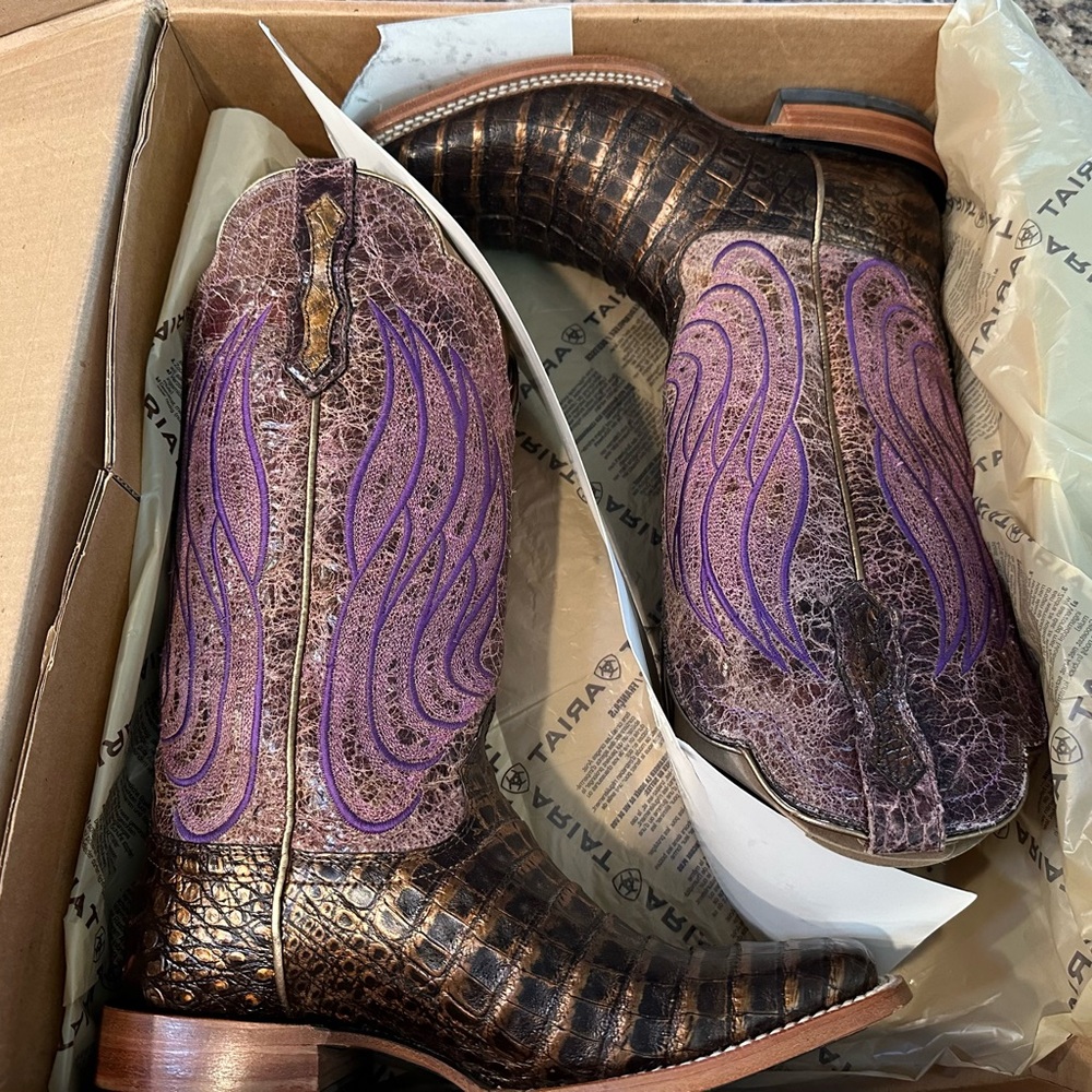 Ariat Women's Nitro Caiman Belly Boots